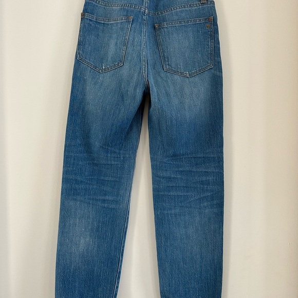 Madewell Classic Straight Jeans Distressed Size 24 high waisted - Picture 4 of 7
